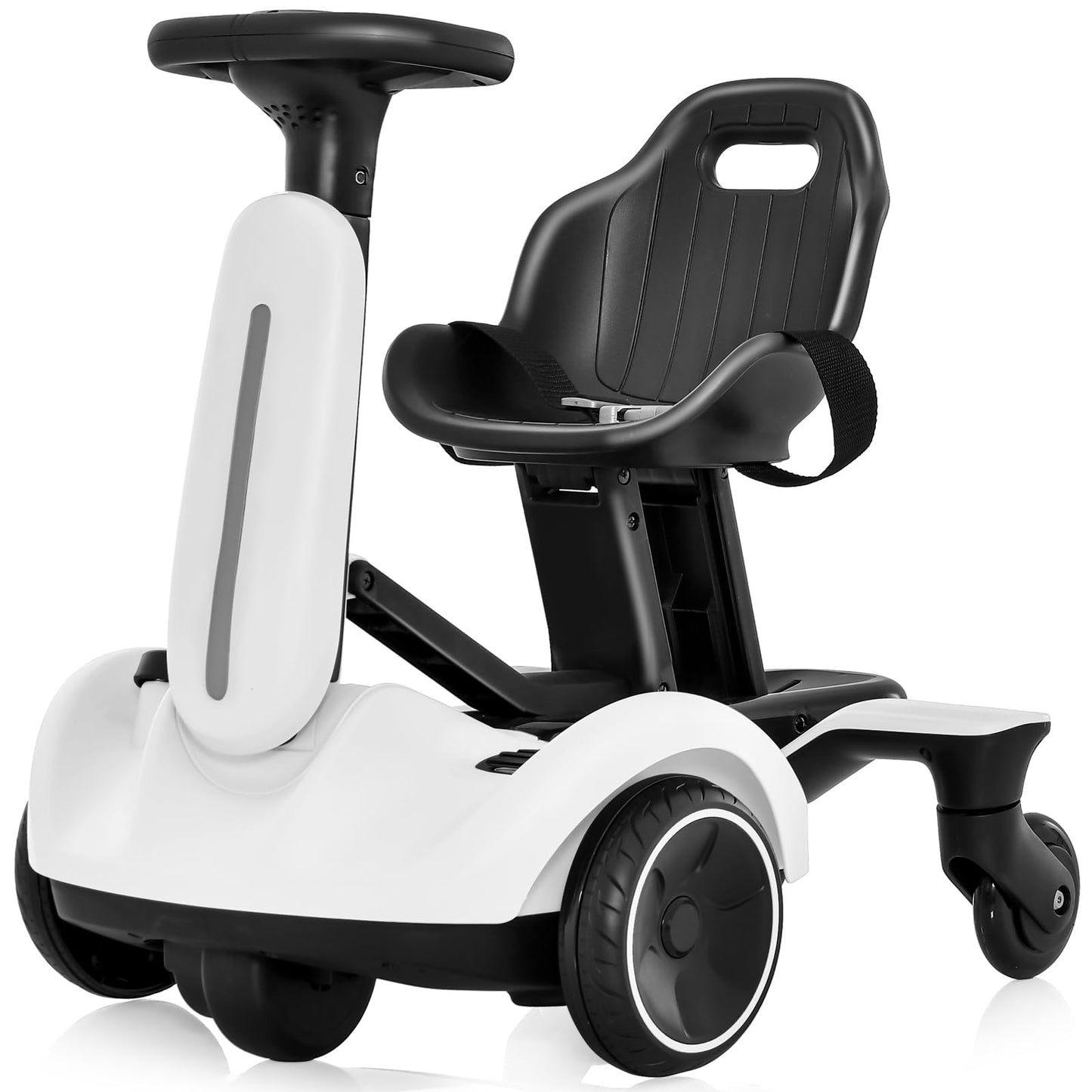 Ride on Drift Car, 6V Electric Ride-On Toy W/360-Degree Spin, 2-Position Adjustable Seat Up & Down